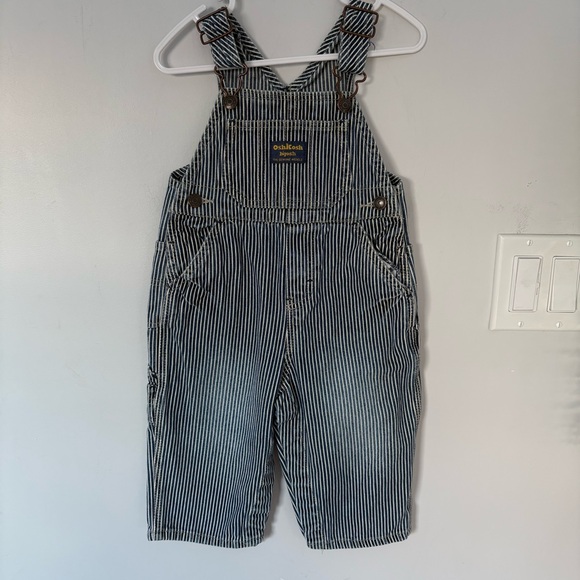 OshKosh B'gosh Other - Vintage OshKosh B’gosh Hickory Stripe Vestbak Overalls - 18